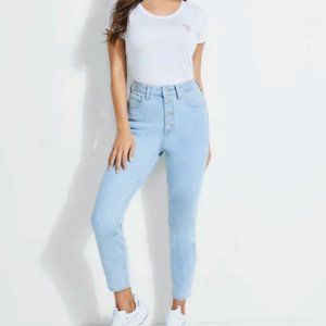 Super-High Rise 90s Skinny Jeans Light Stone Wash
